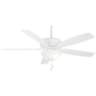 60" Minka Aire Watt II White Pull Chain LED Ceiling Fan
