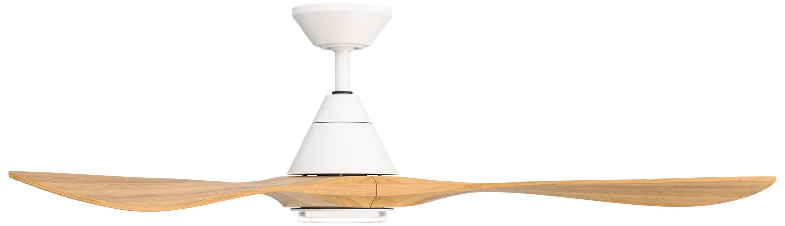 Image 3 60" Modern Forms Carve Matte White Smart Ceiling Fan with Remote more views