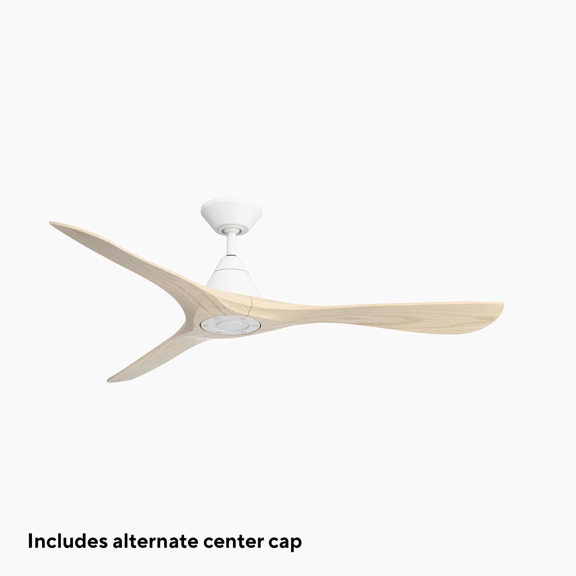 Image 2 60" Modern Forms Carve Matte White Smart Ceiling Fan with Remote more views