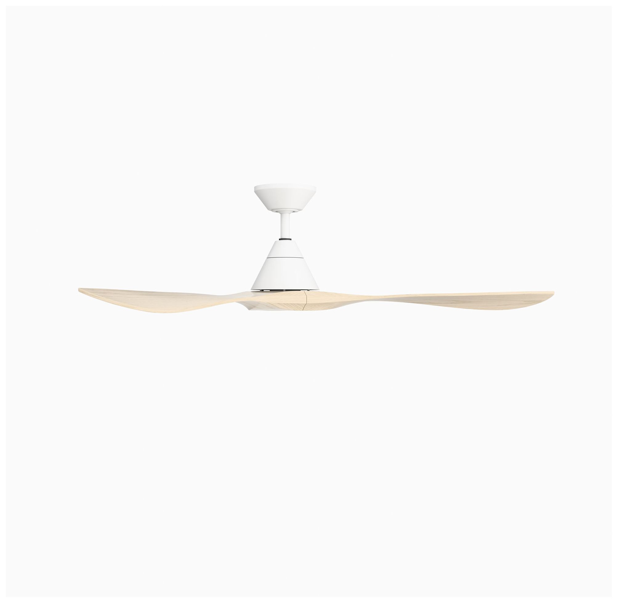 Image 3 60" Modern Forms Carve Matte White Smart Ceiling Fan with Remote more views
