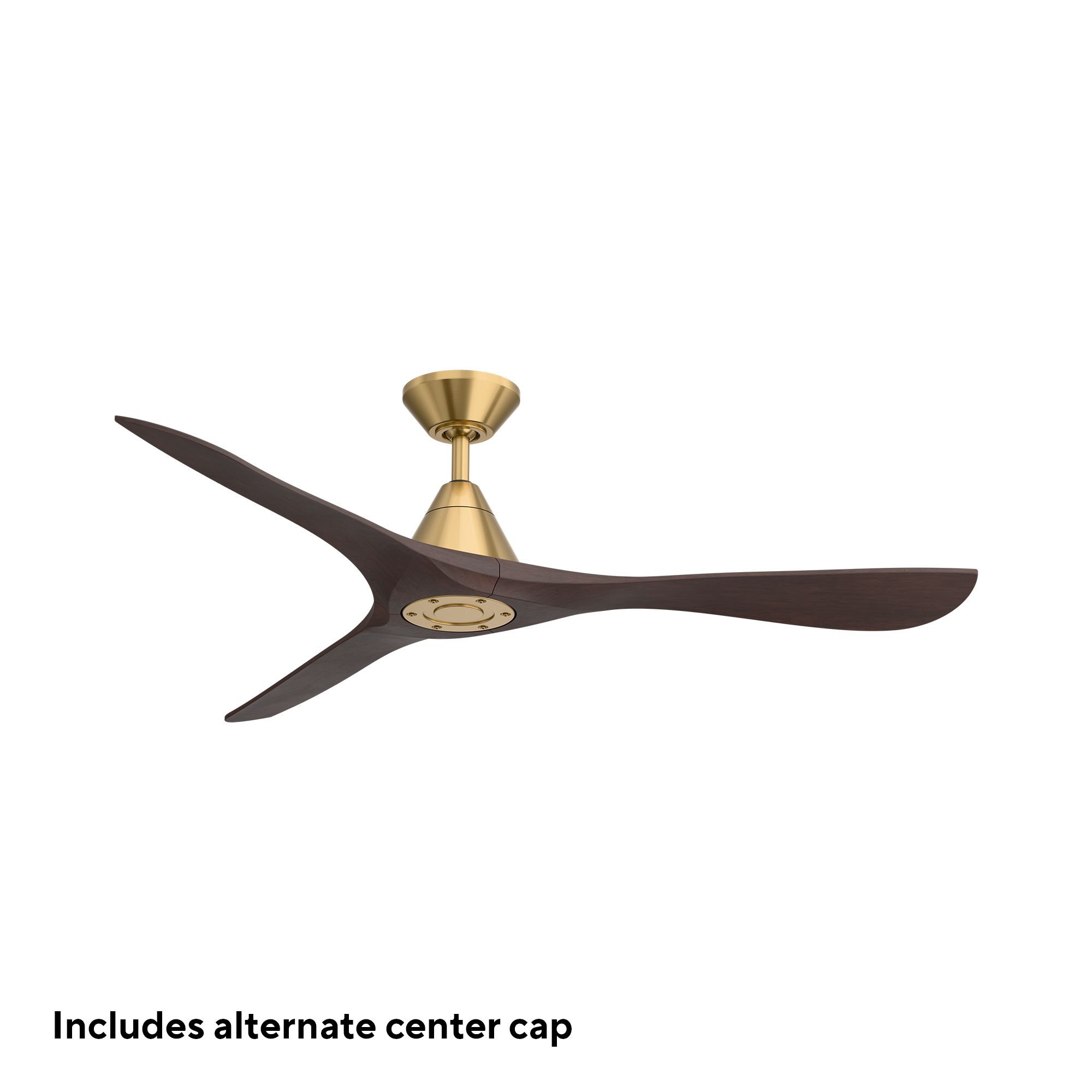 Image 2 60" Modern Forms Carve Soft Brass Smart Ceiling Fan with Remote more views