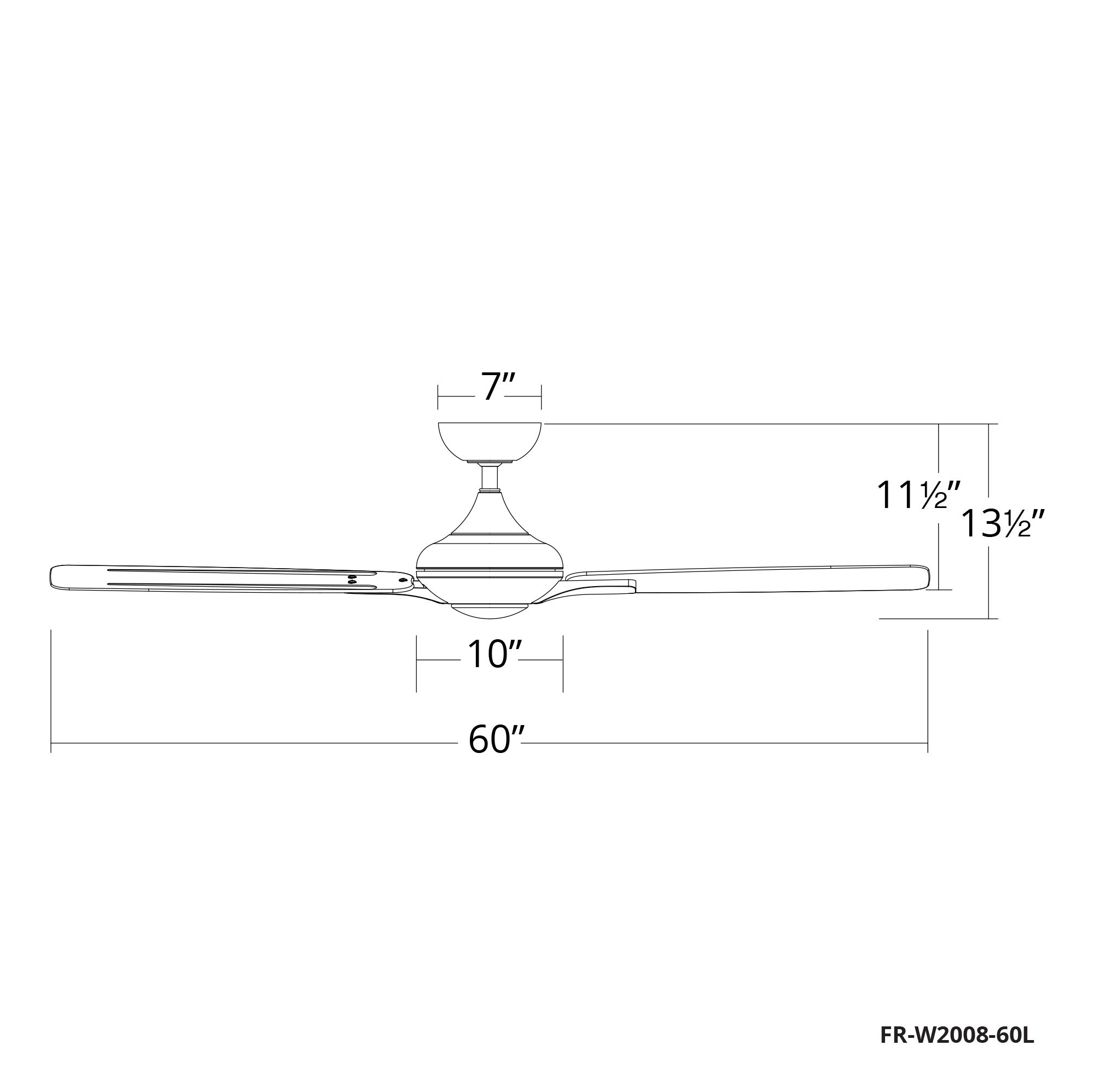 Image 6 60" Modern Forms Mykonos Bronze 2700K LED Smart Ceiling Fan - Made to Order more views