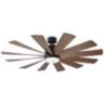 60" Modern Forms Windflower Bronze Wet LED Smart Ceiling Fan
