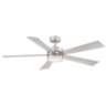 60" Modern Forms Wynd Steel Wet Location LED Smart Ceiling Fan