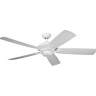60" Monte Carlo Cyclone White Wet Rated Outdoor Ceiling Fan