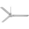 60" Turbina™ DC Galvanized Damp Rated Ceiling Fan with Remote