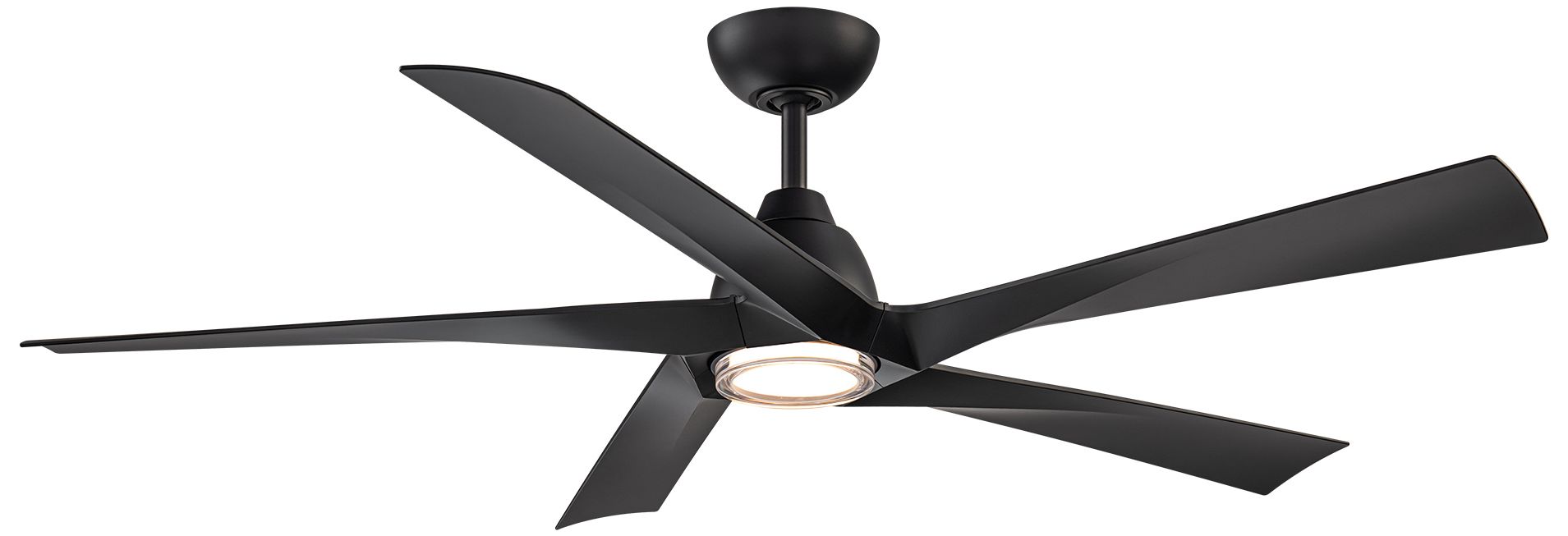 60" WAC Zeke Matte Black 4CCT LED Wet Ra