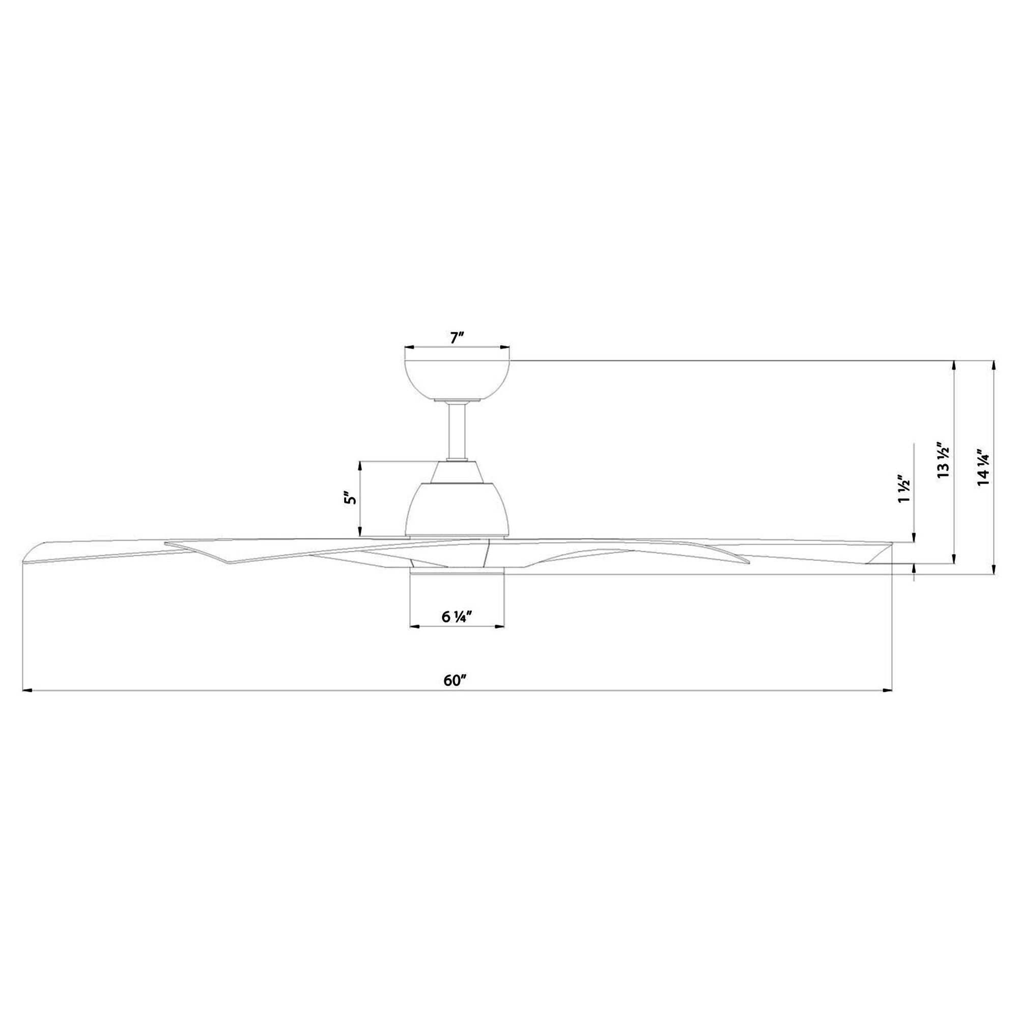 Image 7 60" WAC Zeke Matte White 4CCT LED Wet Ra more views