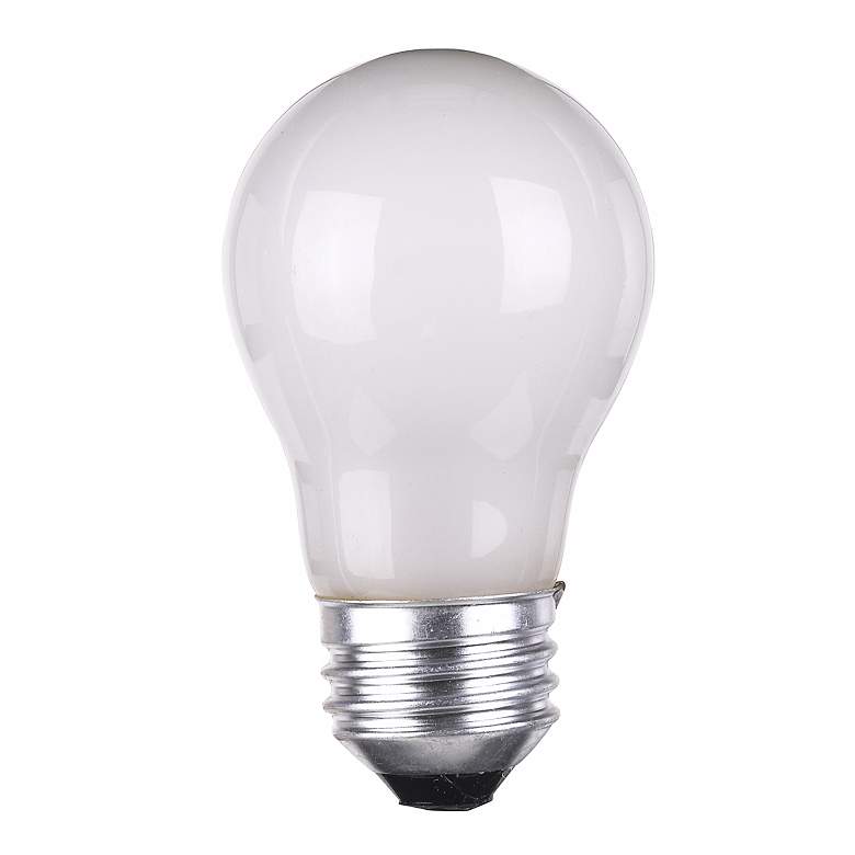 Image 1 60 Watt A-15 Frosted Appliance Light Bulb