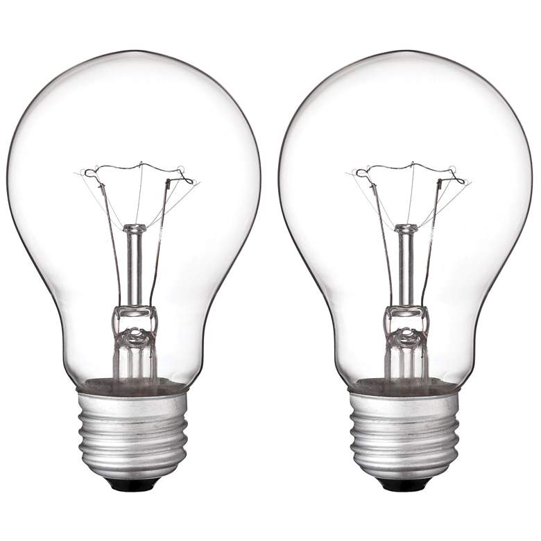 Image 1 60 Watt A19 Vibration-Resistant Light Bulb 2 Pack