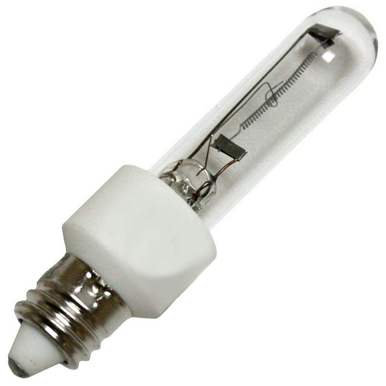 Image 1 60 Watt Clear T3 Minican E11 Halogen Light Bulb
