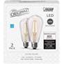 60 Watt Equivalent Clear 8.8-Watt LED Standard ST19 White Filament Bulb