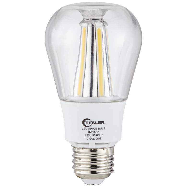 Image 1 60 Watt Equivalent Clear 8 Watt LED Dimmable Standard Bulb