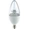 60 Watt Equivalent EcoStar Clear 7W LED Dimmable Candelabra