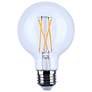 1_60 Watt Equivalent Satco Clear 6W LED Dimmable Standard Bulb