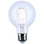 2_60 Watt Equivalent Satco Clear 6W LED Dimmable Standard Bulb more views