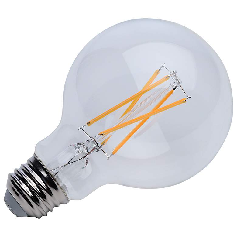 Image 3 60 Watt Equivalent Satco Clear 6W LED Dimmable Standard Bulb more views