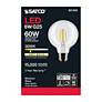 6_60 Watt Equivalent Satco Clear 6W LED Dimmable Standard Bulb more views