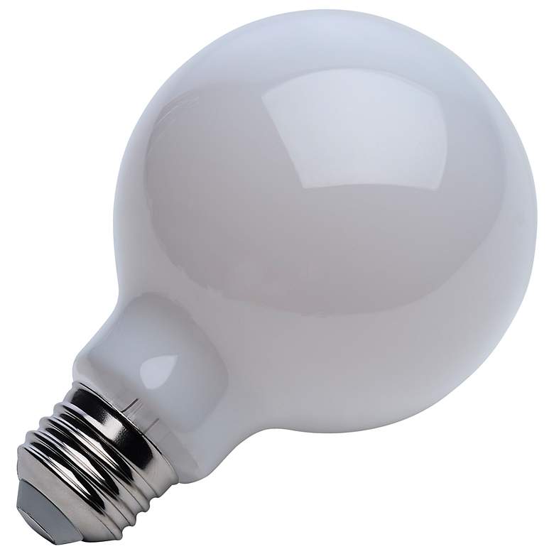 Image 3 60 Watt Equivalent Satco White 6W LED Dimmable Standard Bulb more views