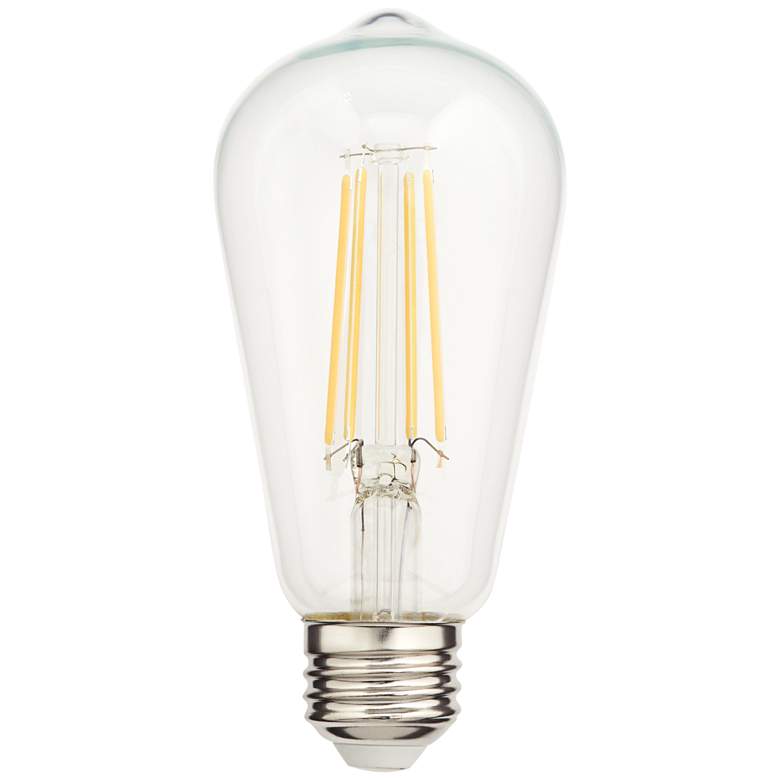 Image 1 60 Watt Equivalent Tesler 7W LED Filament Standard ST19 Bulb