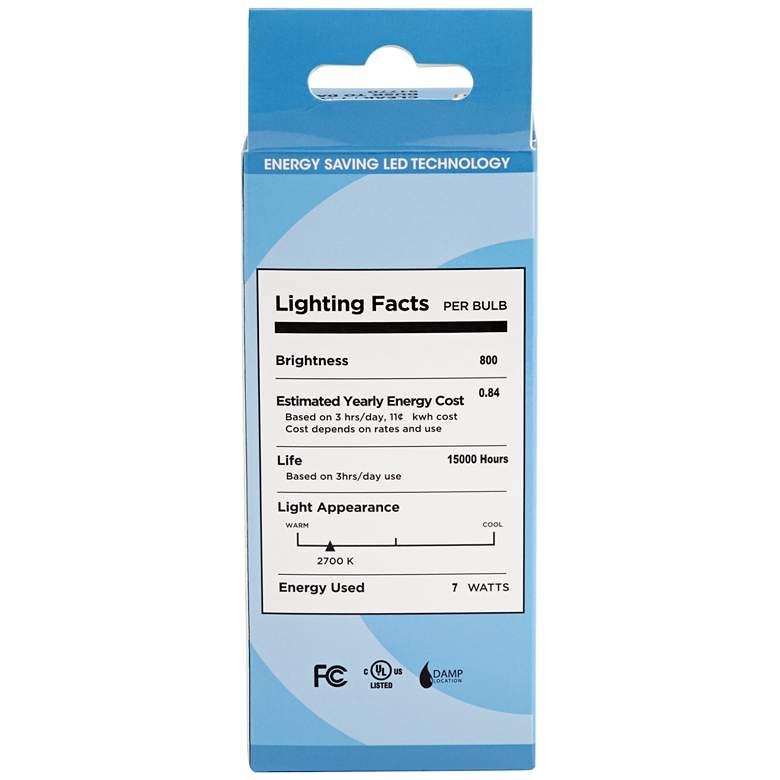 Image 3 60 Watt Equivalent Tesler 7W LED Filament Standard ST19 Bulb more views