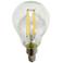 60 Watt Equivalent Tesler Clear 4.5W LED Dimmable Candelabra