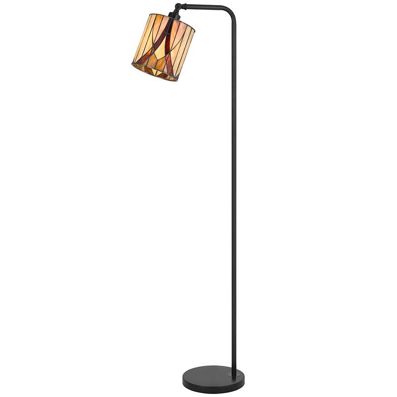Image 3 60 Watt Fiorello Down Bridge Metal Tiffany Floor Lamp more views