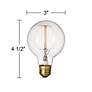 60 Watt G25 Edison Style Bulb