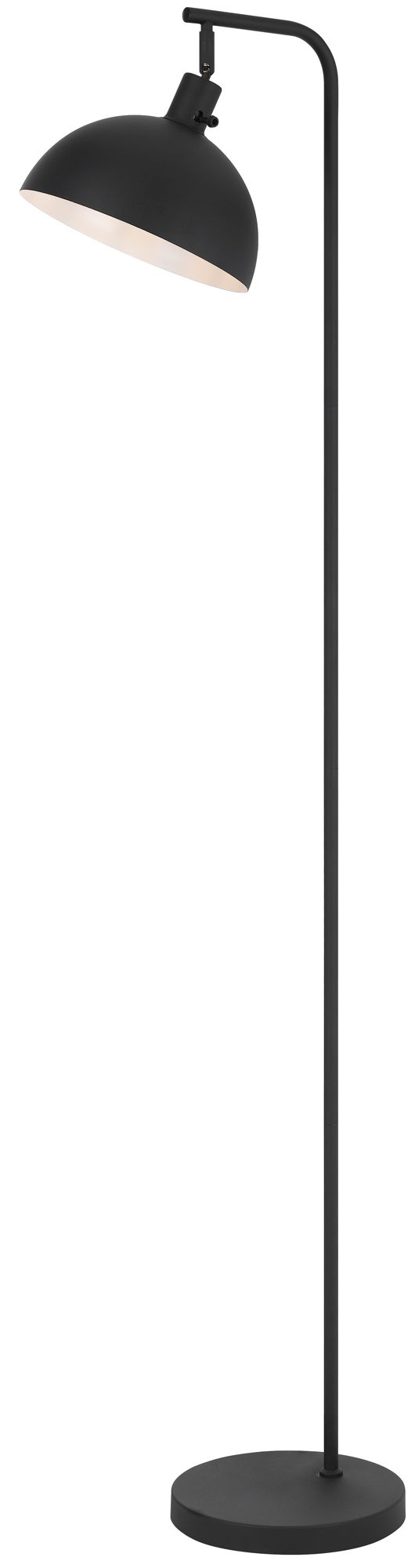 Image 3 60 Watt Koepel black metal hanging floor lamp with dome shade more views
