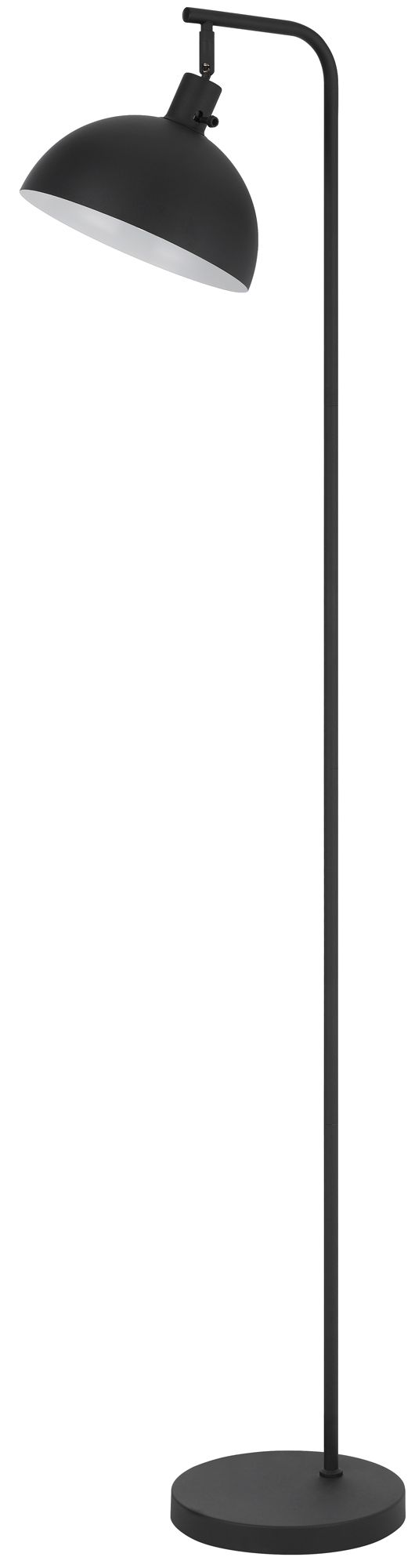 Image 4 60 Watt Koepel black metal hanging floor lamp with dome shade more views