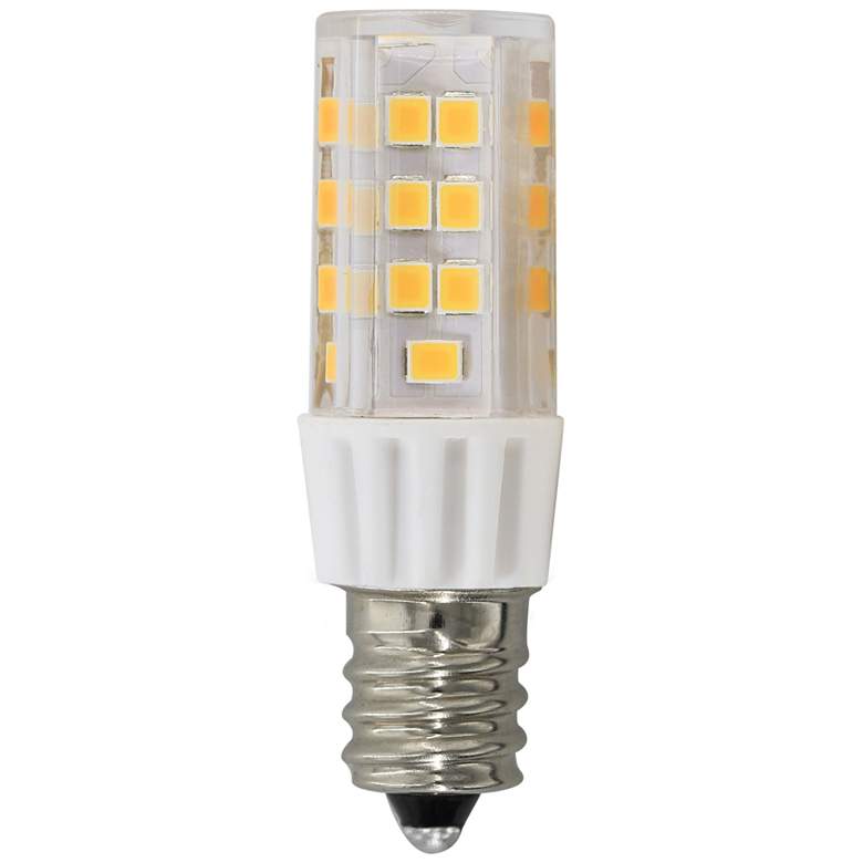 Image 1 60 Watt Replacement Clear 5 Watt 5000K LED E12 Minican Bulb
