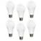 60 Watt Replacement Non-Dimmable A19 LED Light Bulb 6-Pack