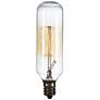 60 Watt T8 Edison Style Tube Candelabra Base Light Bulb