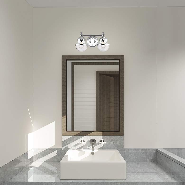 Image 1 Oldwick 2 Light Polished Chrome Bath Vanity in scene