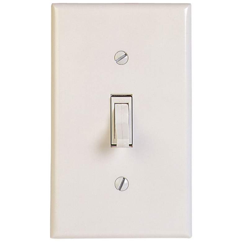 Image 1 600W Leviton Toggle Switch -White