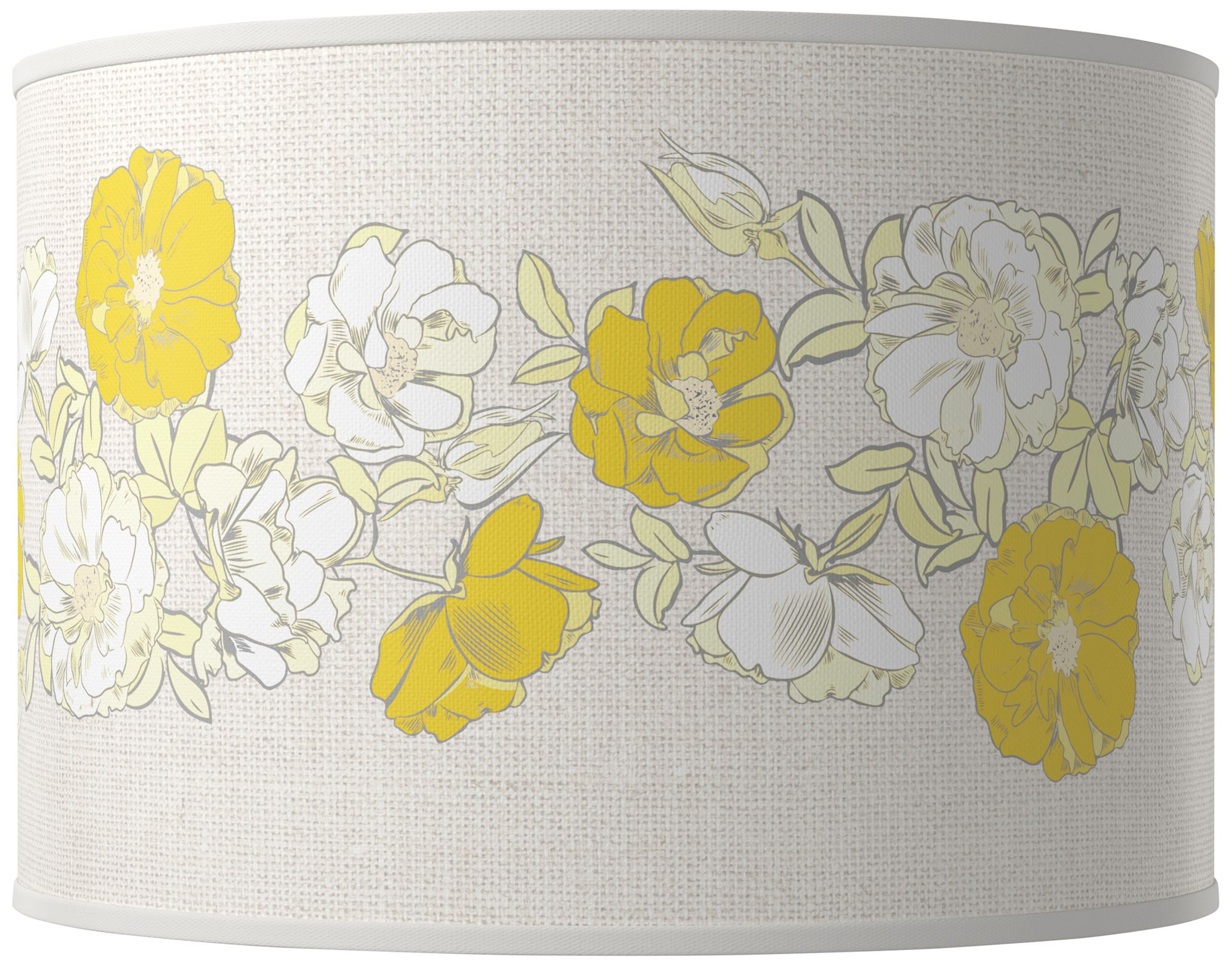 Lemon Zest Rose Bouquet Ovo Table Lamp