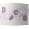 African Violet Rose Bouquet Ovo Table Lamp