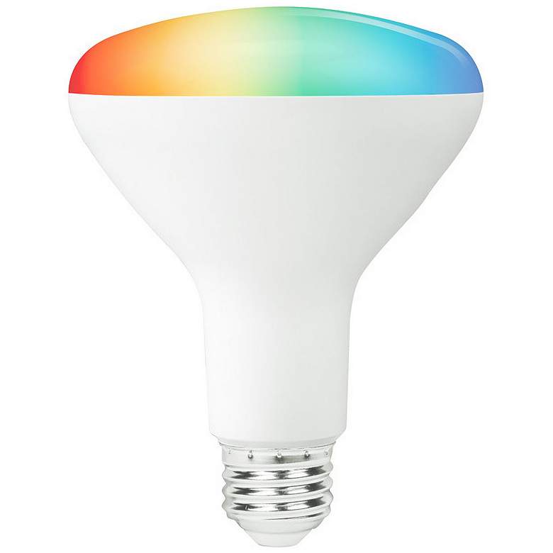 Image 1 60W Equivalent 10W Dimmable BR30 Multi-Color LED Smart Bulb
