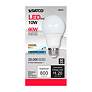Thumbnail2 of 60W Equivalent 10W Standard A19 5000K Frosted LED Dimmable Bulb by Satco more views