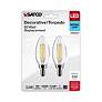 5_60W Equivalent 5.5W 5000K Clear Glass LED Candelabra B11 Bulb by Satco more views