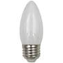 60W Equivalent 5.5W Dimmable White Glass LED Torpedo Bulb