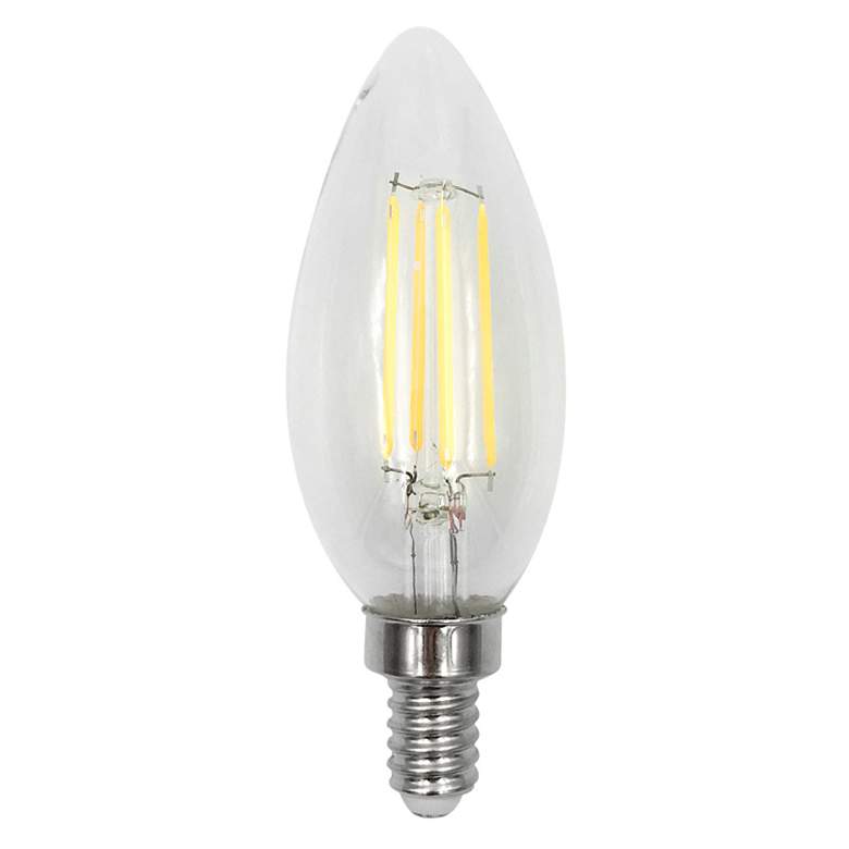 Image 1 60W Equivalent 5.5W LED Torpedo E12 Filament JA8 Bulb