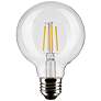 Thumbnail2 of 60W Equivalent 6W 2700K Dimmable Clear G25 Globe Standard Bulb by Satco