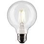 Thumbnail3 of 60W Equivalent 6W 2700K Dimmable Clear G25 Globe Standard Bulb by Satco more views