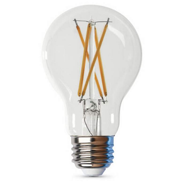 Image 1 60W Equivalent 7W Filament LED Dusk to Dawn Standard A19 Bulb