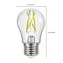 7_60W Equivalent 8.2W Dimmable LED Filament Standard Base Bulb by Satco more views