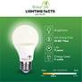 60W Equivalent 9W LED Non-Dimmable Standard A19 Grow Bulb 3-Pack