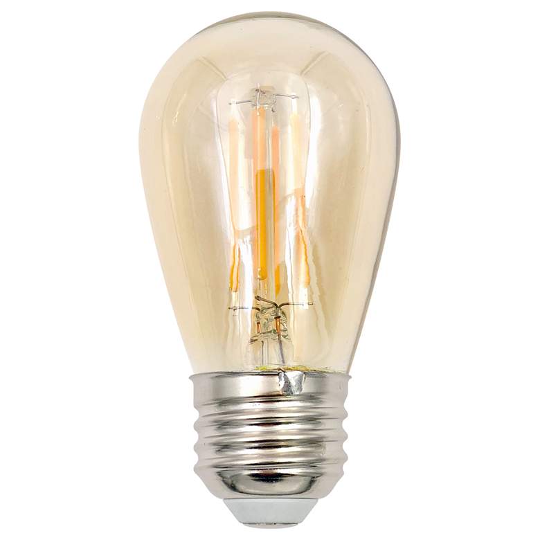 Image 1 60W Equivalent Amber 5.5W LED Dimmable ST14 Standard Bulb