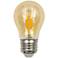 60W Equivalent Amber 5.5W LED Filament A15 Standard Bulb by Tesler