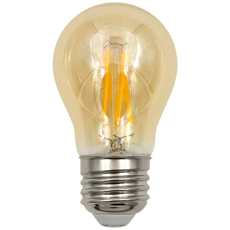 Image 1 60W Equivalent Amber 5.5W LED Filament A15 Standard Bulb